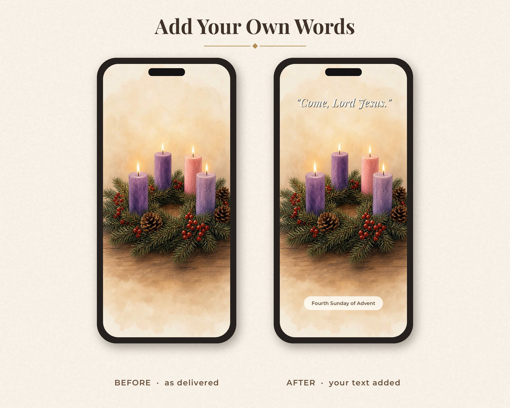 10 Advent Reels Video Clips - Watercolor Christian Instagram Stories, Church Social Media, Silent Vertical Loops