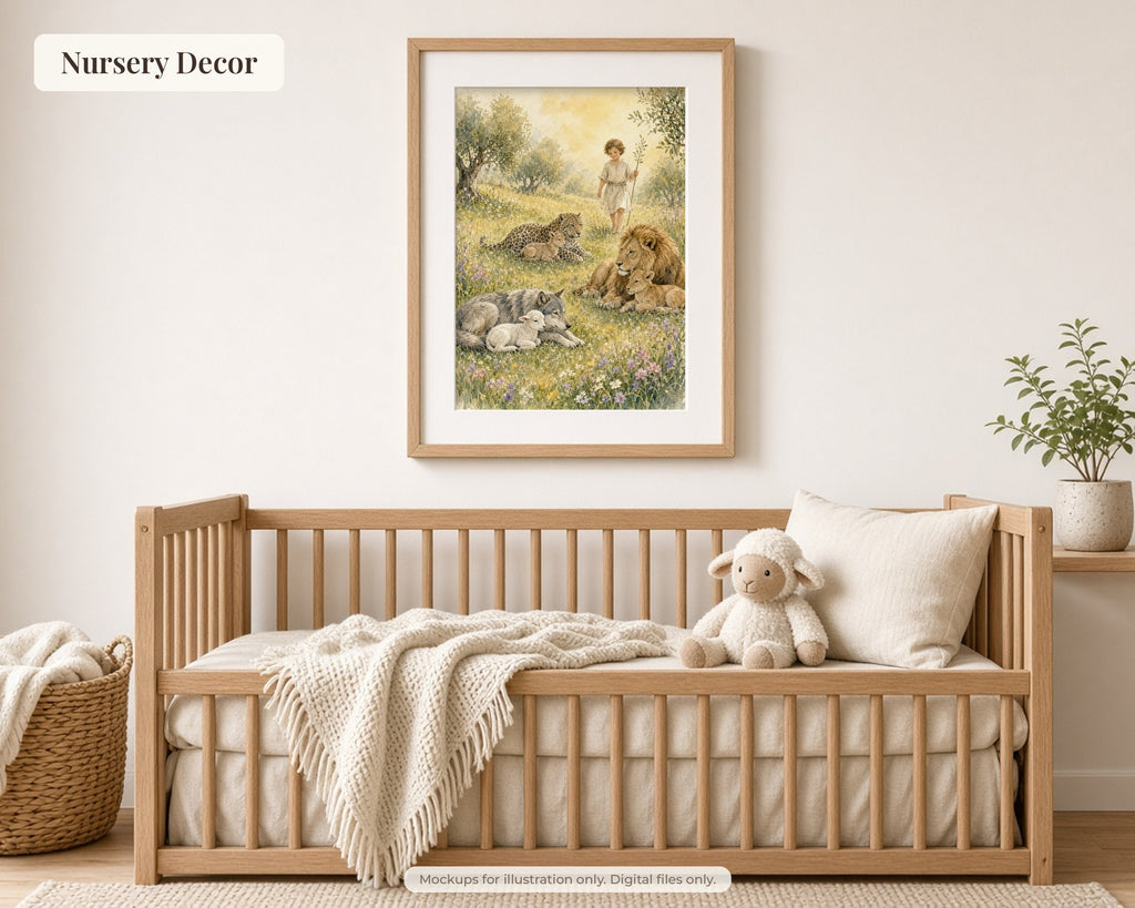 30 Advent Journey Watercolor Paintings - Day by Day Advent Calendar Bible Art, Jesse Tree, Annunciation, Nativity, Christian Wall Art