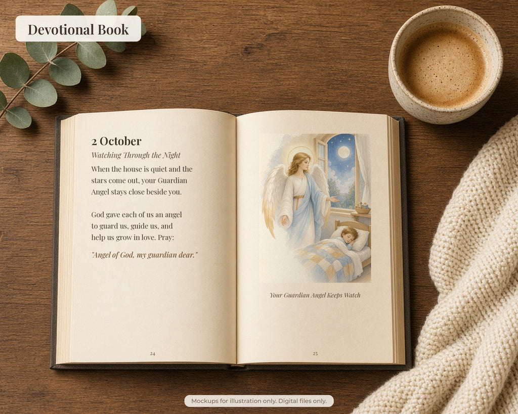30 Guardian Angel Watercolor Paintings - Nursery Wall Art Bundle, Baptism Gift, Angel of God Catholic Printable