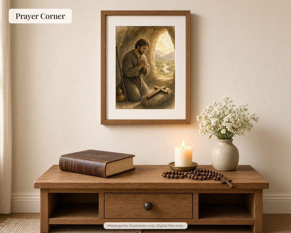 30 Saint Ignatius of Loyola Watercolor Paintings - Life of the Jesuit Founder, Catholic Saint Wall Art Bundle