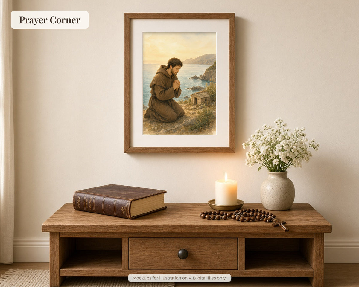 30 Saint Martin of Tours Watercolor Paintings - Life of the Soldier Saint, Catholic Saint Wall Art Bundle