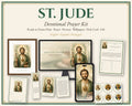 St Jude Prayer Card & Novena Kit, Catholic Gift, Holy Card, Framed Print, Phone Wallpaper, Feast Day Card, English Spanish Portuguese