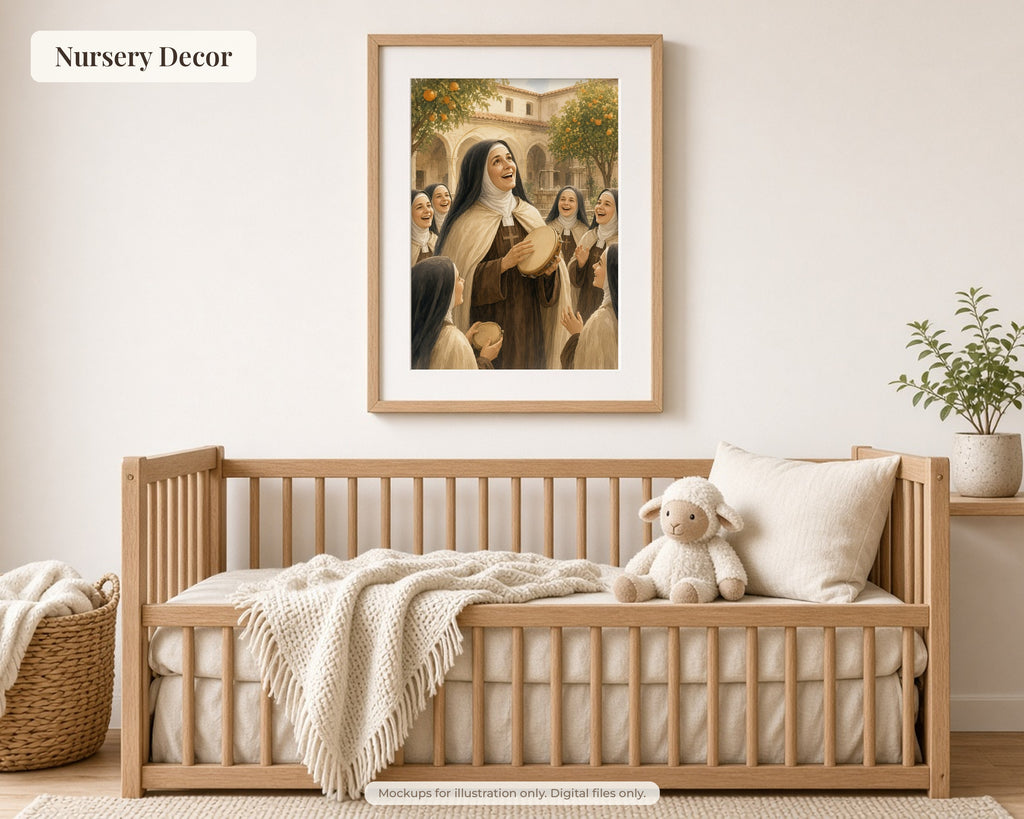 20 Saint Teresa of Avila Watercolor Paintings - Carmelite Saint, Catholic Wall Art, Doctor of the Church, Nada Te Turbe
