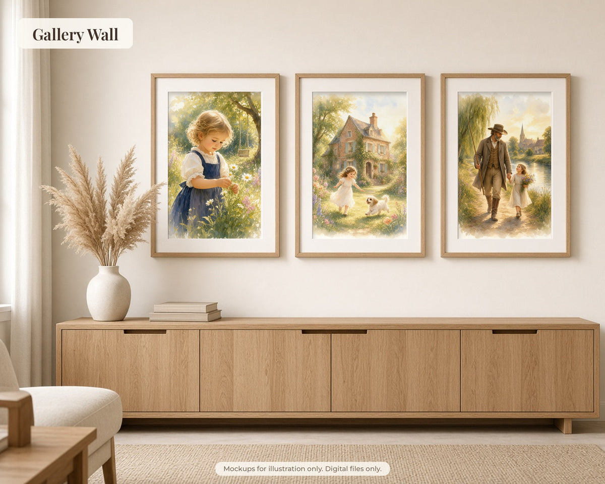 30 St Therese of Lisieux Watercolor Paintings - Little Flower Carmelite Saint Wall Art Bundle, Catholic Printable